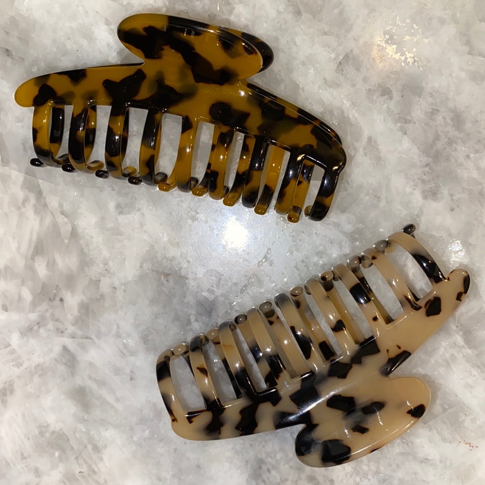 Pack Of Two Hair Clips For Thick Hair